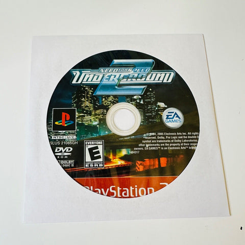 Need for Speed: Underground (PlayStation 2, PS2) Disc Surface Is As New!