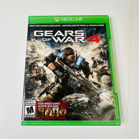 Gears of War 4 (Microsoft, Xbox One, 2016) CIB, Complete, VG