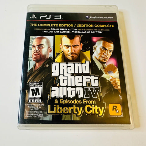 Grand Theft Auto: Episodes from Liberty City - PS3 Case And Manual Only, No Game