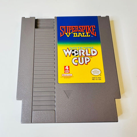 Super Spike V'Ball/World Cup Soccer (Nintendo Entertainment System, 1990) Cart
