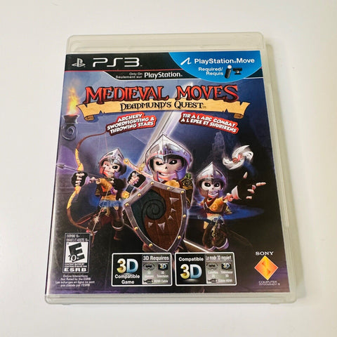 Medieval Moves: Deadmund's Quest (Sony PlayStation 3) PS3 CIB, Complete, VG