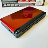 Nintendo DS Lite Crimson Red Handheld Video Game System, CIB Very nice condition