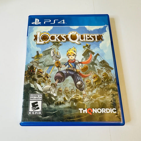Lock's Quest (Sony PlayStation 4, PS4, 2017) CIB, Complete, VG