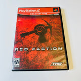 Red Faction Greatest Hits - PlayStation 2, PS2 CIB Complete, Disc Surface As New