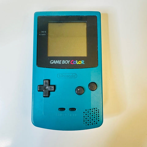 Nintendo Game Boy Color CGB-001 - Teal Blue, AS IS For Parts or Repair, No Power