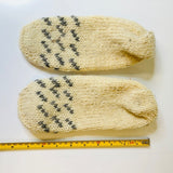 Hand Knit 100% Pure Sheep Wool Socks, Knit in Zlatibor Serbia, Ships from Canada