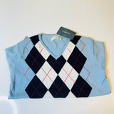 Zara Boys Argyle V-neck Sweater Sz 13-14, Brand New with Tag