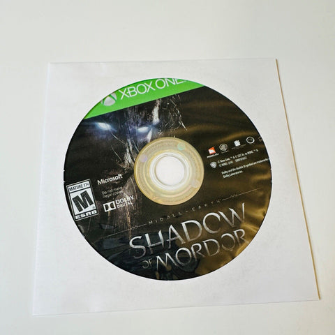 Middle-earth: Shadow of Mordor (Microsoft Xbox One, 2014) Disc