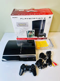 Sony PlayStation 3 PS3 Fat Console 160GB CECHP01 With Original Box and Manuals