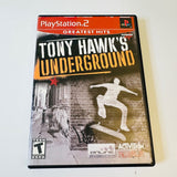 NO GAME Tony Hawk's Underground PS2 (PlayStation 2,2003) Disc Surface Is As New!