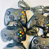 Lot Of 9  Xbox Original Controllers No Breakaway cable - For Parts Only, AS IS!