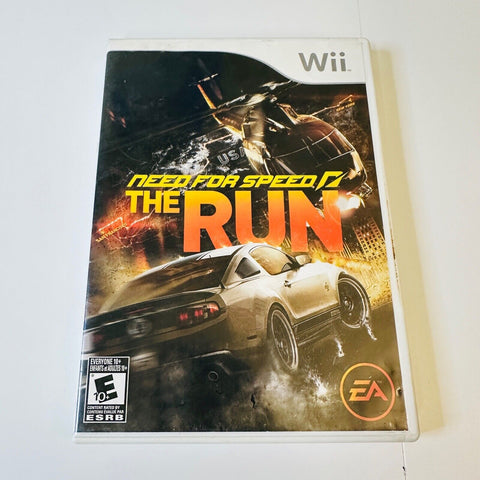 Need for Speed: The Run (Nintendo Wii, 2011) CIB, Complete, Disc Surface As New