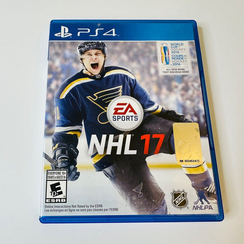 NHL 17 PS4 (Sony Playstation 4, 2016) CIB, Complete, VG