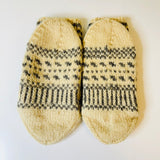 Hand Knit 100% Pure Sheep Wool Socks, Knit in Zlatibor Serbia, Ships from Canada