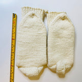 Hand Knit 100% Pure Sheep Wool Socks, Knit in Zlatibor Serbia, Ships from Canada