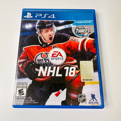 NHL 18 (Sony PlayStation 4, 2017) PS4