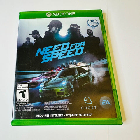 Need for Speed (Microsoft Xbox One, 2015)  CIB, Complete, VG
