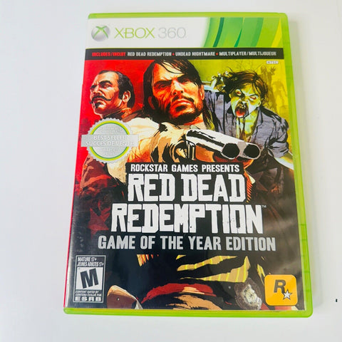 Red Dead Redemption Game of the Year Edition (Xbox 360) CIB, Map, Discs As New!