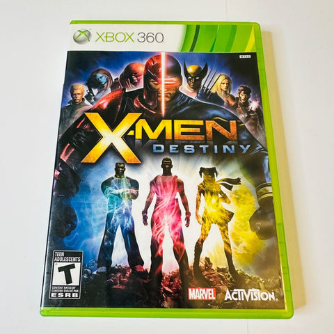 X-Men: Destiny (Microsoft Xbox 360, 2011) CIB, Complete, Disc Surface Is As New!