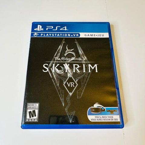 Skyrim VR - Sony PlayStation 4 - The Elder Scrolls V - PS4, CIB, Complete, VG