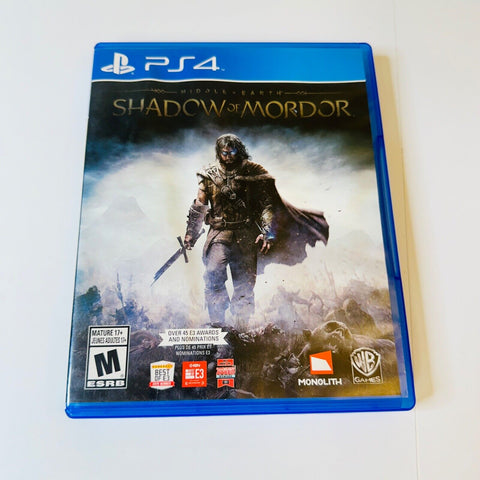 Middle Earth: Shadow of Mordor (Playstation 4, PS4, 2014) CIB, Complete