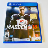 Madden NFL 18 (Sony PlayStation 4, PS4, 2017) CIB, Complete, VG