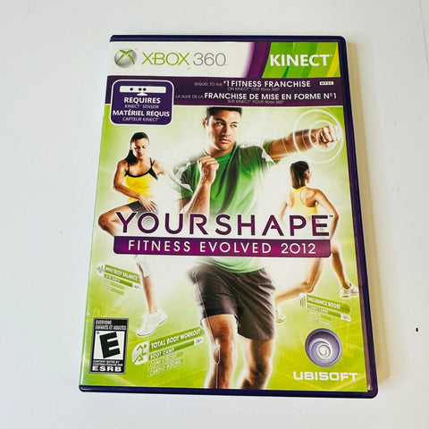 Your Shape: Fitness Evolved 2012 (Xbox 360) CIB, Complete, Disc Surface As New!