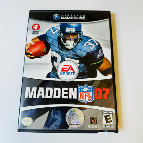 Madden NFL 07 (Nintendo GameCube, 2006) CIB, Complete, Disc Surface Is As New!