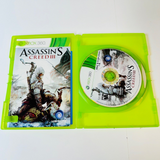Assassin's Creed III 3 (Xbox 360) CIB, Complete, Disc Surface Is As New!