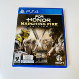 For Honor: Marching Fire Edition (Sony PlayStation 4, 2018) CIB, Complete, VG