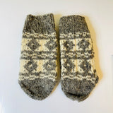 Hand Knit 100% Pure Sheep Wool Socks, Knit in Zlatibor Serbia, Ships from Canada