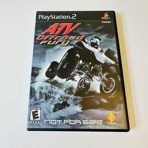 ATV Offroad Fury (PS2 PlayStation 2) CIB, Complete, Disc Surface Is As New!