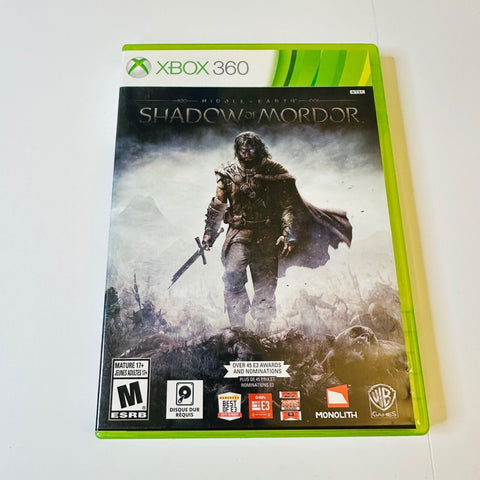Middle-Earth: Shadow of Mordor (Xbox 360) CIB, Complete, Disc Surface Is As New!