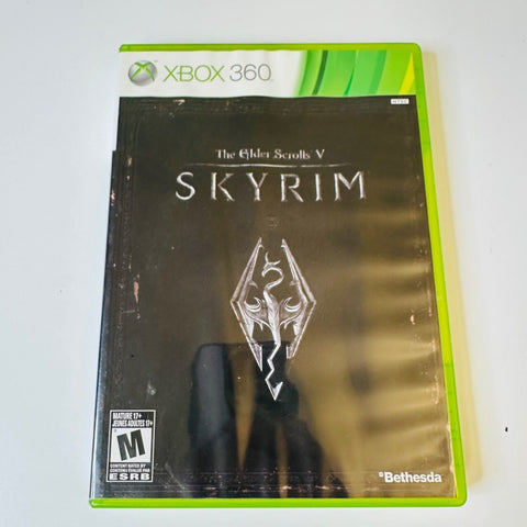 The Elder Scrolls V: Skyrim (Xbox 360) CIB, Map Complete, Disc Surface Is As New