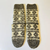 Hand Knit 100% Pure Sheep Wool Socks, Knit in Zlatibor Serbia, Ships from Canada