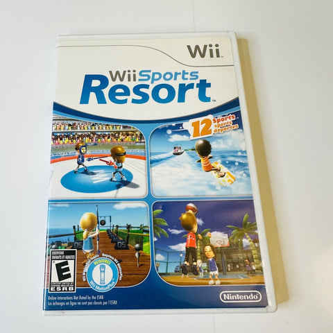 Wii Sports Resort (Nintendo Wii 2009) CIB, Complete, Disc Surface Is As New!