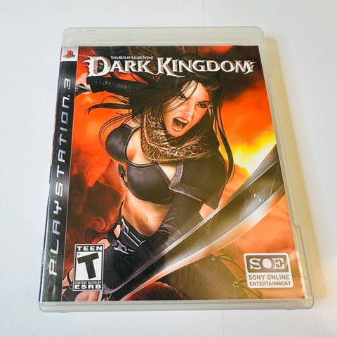 Untold Legends: Dark Kingdom (Sony PlayStation 3, 2006) PS3, CIB, Complete, VG