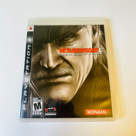 Metal Gear Solid 4: Guns of the Patriots (PlayStation 3, PS3) CIB, Complete, VG