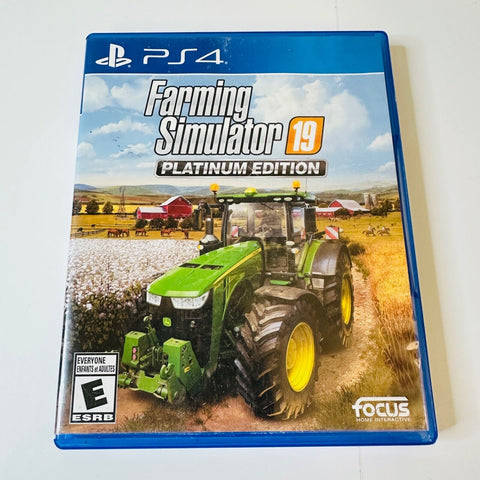 Farming Simulator 19 Platinum Edition (PlayStation 4, 2019) PS4