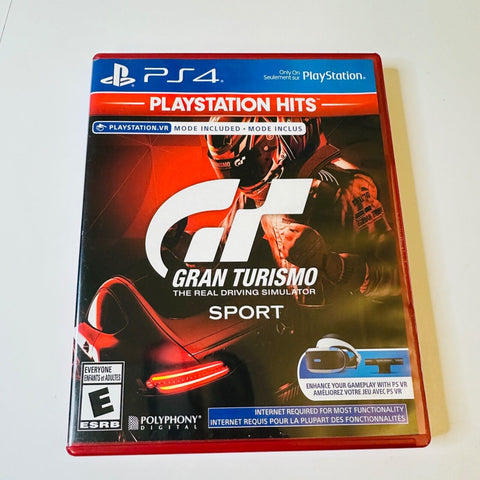 Gran Turismo Sport Playstation Hits (PlayStation 4, 2017) CIB, Complete, VG