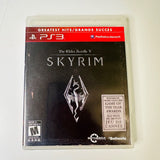 Skyrim  (Sony PlayStation 3 PS3) CIB, Complete with Map, VG