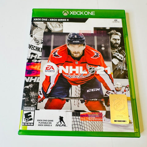 NHL 21 - Microsoft Xbox One, CIB, Complete, VG