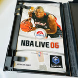 NBA Live 06 (Nintendo GameCube, 2005) CIB, Complete, Disc Surface Is As New!