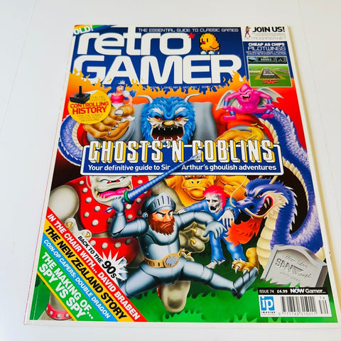 Retro Gamer Magazine Ghosts'N Goblins Issue74