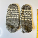 Hand Knit 100% Pure Sheep Wool Socks, Knit in Zlatibor Serbia, Ships from Canada