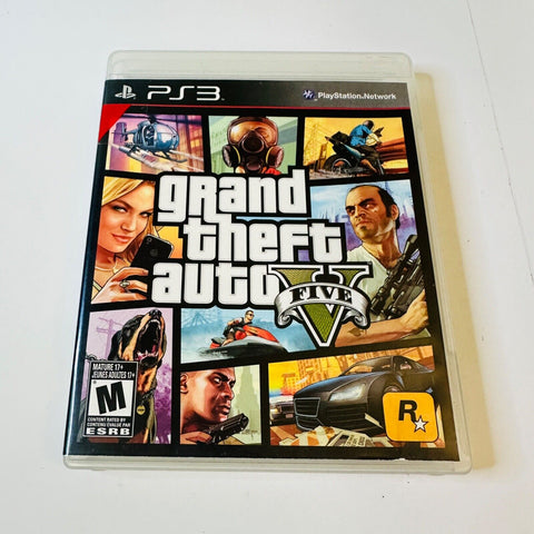 Grand Theft Auto 5 V PS3 (PlayStation 3, 2013) VG