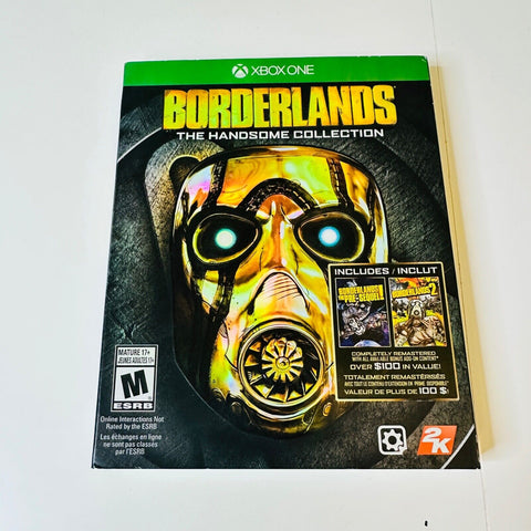 Borderlands The Handsome Collection (Microsoft Xbox One, 2015) CIB, Complete, VG
