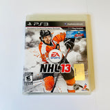 NHL 13 (Sony PlayStation 3, 2012) CIB, Complete, VG