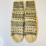 Hand Knit 100% Pure Sheep Wool Socks, Knit in Zlatibor Serbia, Ships from Canada