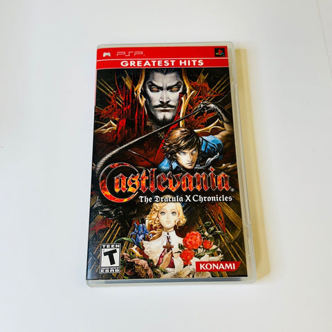 Castlevania: The Dracula X Chronicles (Sony PSP, 2007) CIB, Complete, VG